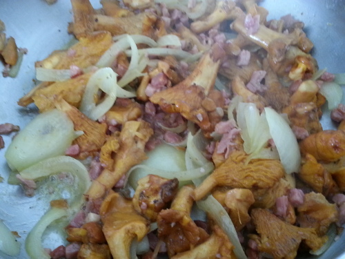 Pfifferlinge mit ohne Sahne