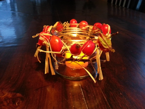 Herbstliches Teelicht