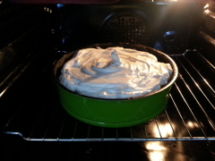 Rhabarberkuchen mit Baiser